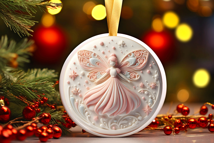 Round Christmass Ornament Sublimation|Clipart