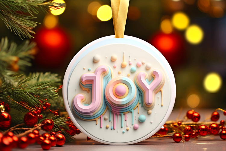 Round Christmass Ornament Sublimation|Clipart