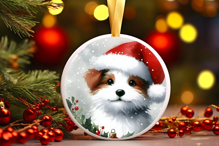Round Christmass Ornament Sublimation|Clipart