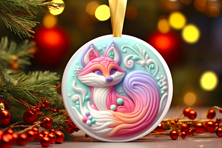 Round Christmass Ornament Sublimation|Clipart