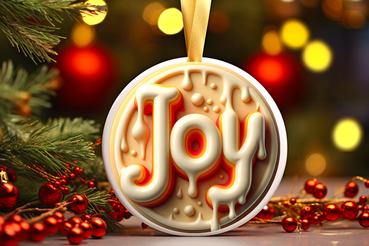 Round Christmass Ornament Sublimation|Clipart