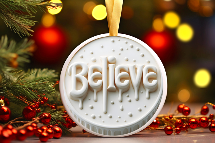 Round Christmass Ornament Sublimation|Clipart
