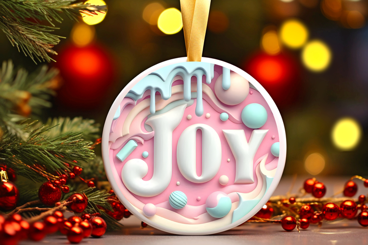 Round Christmass Ornament Sublimation|Clipart