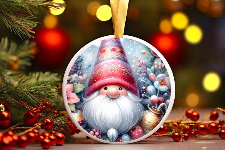 Round Christmass Ornament Sublimation|Clipart