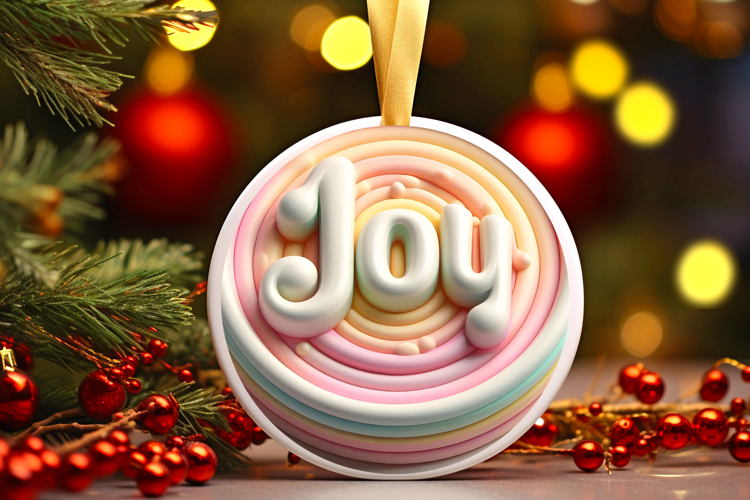 Round Christmass Ornament Sublimation|Clipart