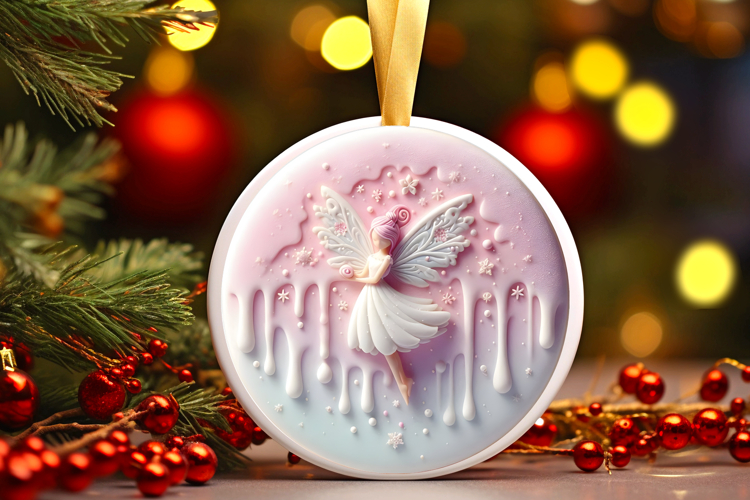 Round Christmass Ornament Sublimation|Clipart