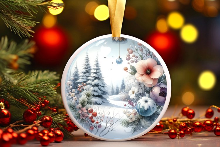 Christmas Ball Ornament Clipart Image 8