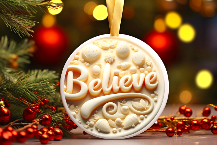 Round Christmass Ornament Sublimation|Clipart