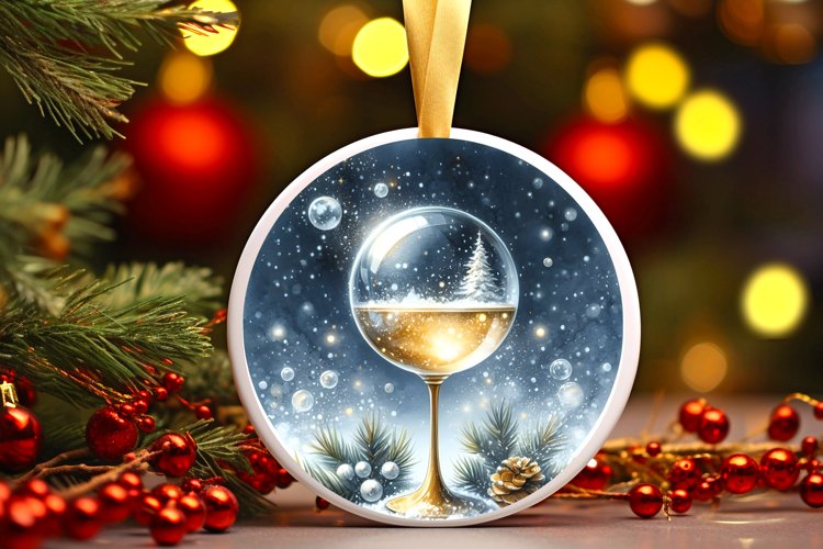 Winter Champaigne Round Ball