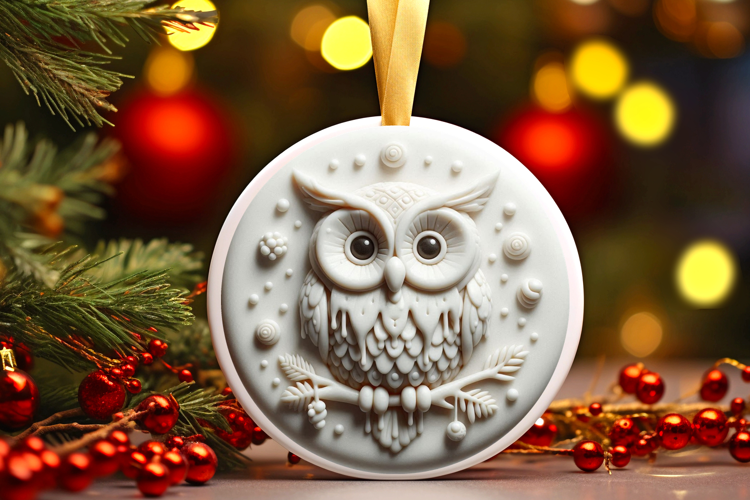 Round Christmass Ornament Sublimation|Clipart