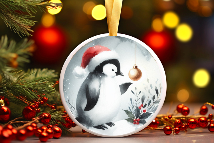 Round Christmass Ornament Sublimation|Clipart