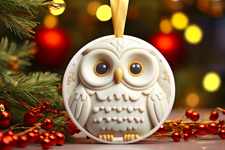 Round Christmass Ornament Sublimation|Clipart