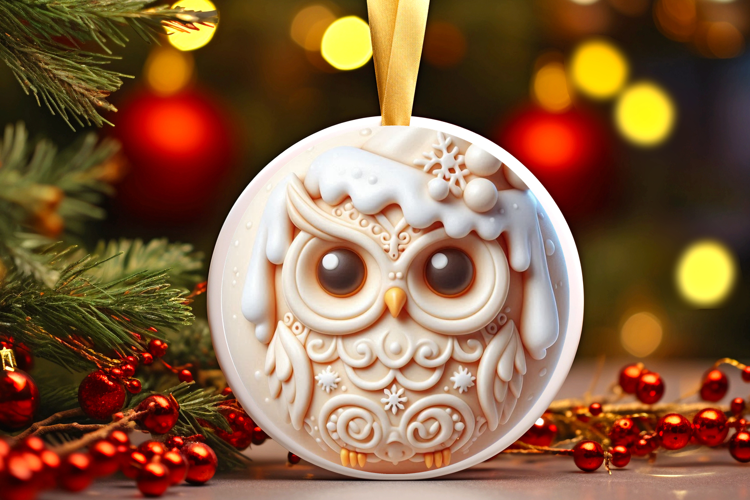 Round Christmass Ornament Sublimation|Clipart
