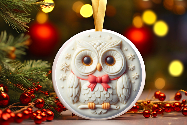 Round Christmass Ornament Sublimation|Clipart
