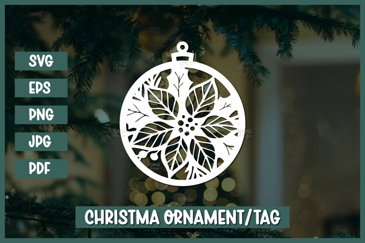 Christmas Ornament SVG,Christmas Paper cut SVG