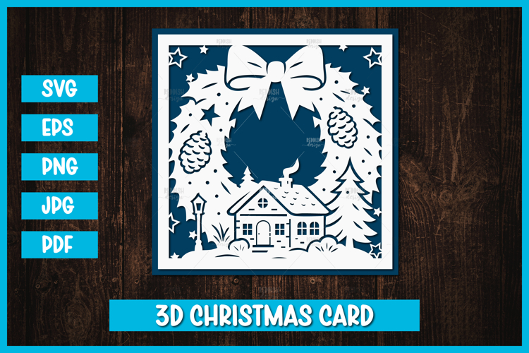 Deer Shadow Box Svg Image 23