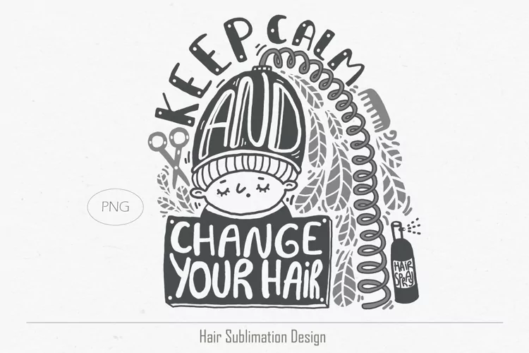 Hair Sublimation Design