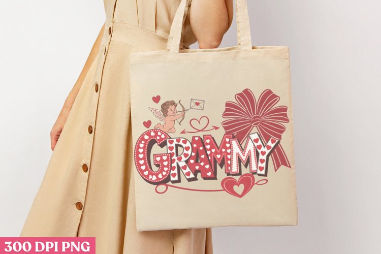Grammy PNG, Valentine Mama Coquette PNG example image 1