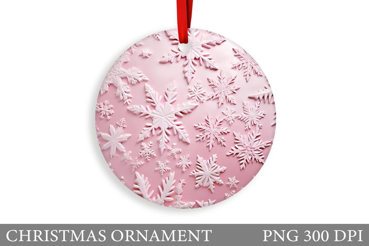 Snowflakes Christmas Ornament. Christmas Ornament Design