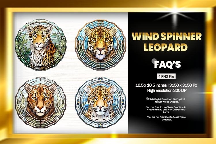 Leopard Sublimation Design Image 10