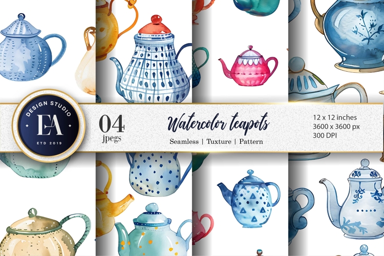 Teapot Clipart Image 8