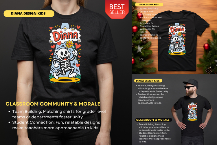 Design Teacher & Kids Christmas Holiday Spirit Festive Class