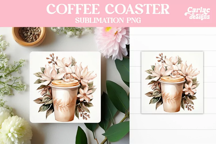 Coffee Square Coaster Sublimation