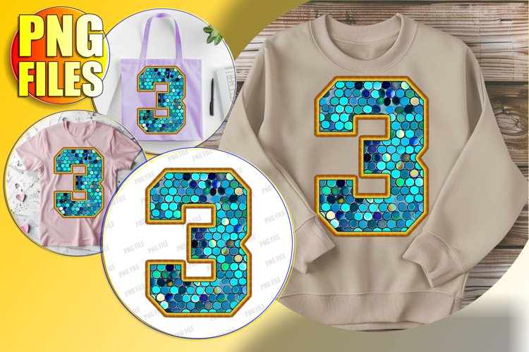 3 Doodle Letter Style Symbol Bright Festive Style!