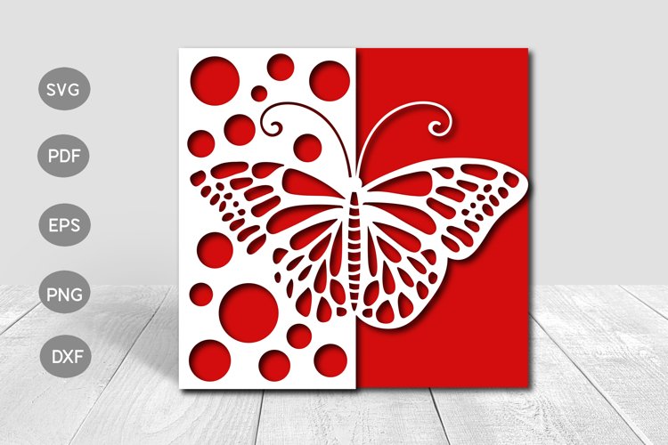 Butterfly Card Svg Image 13