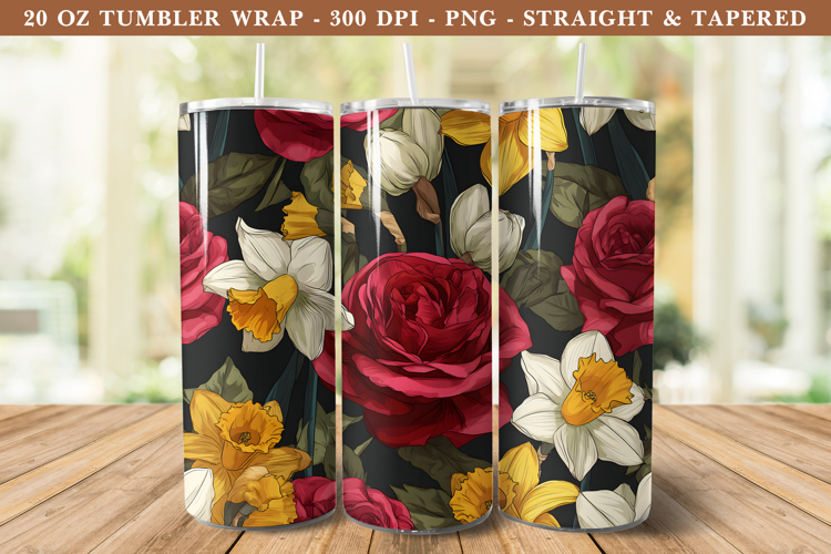 20 Oz Sublimation Tumbler Wrap Image 4