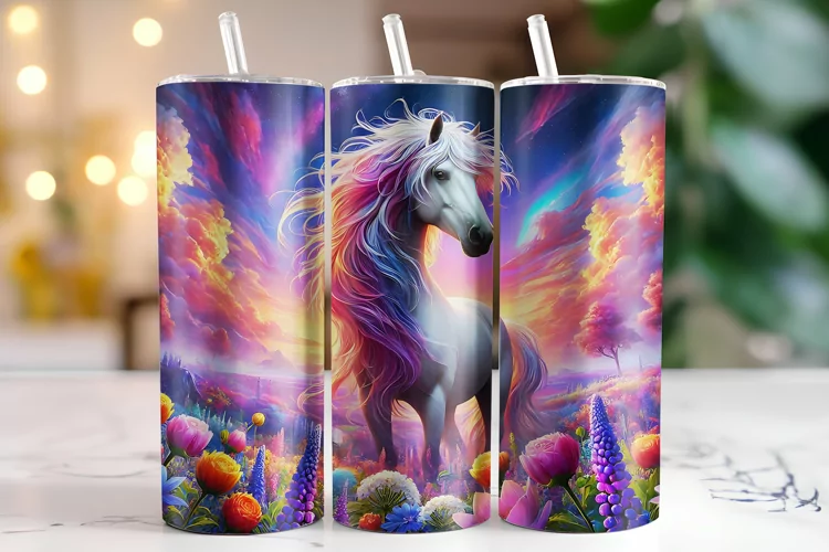 Horse Tumbler Wrap | Sublimation