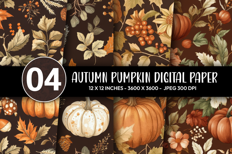 Rustic Autumn Digital Paper