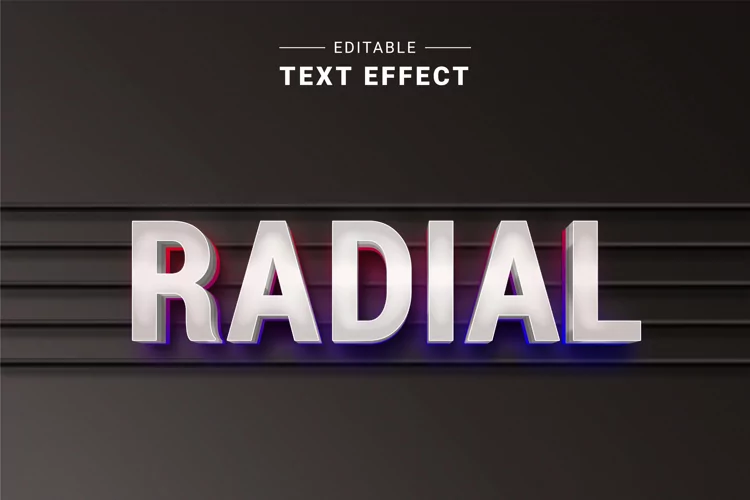 Editable Text Effect for Illustrator. Vector Graphic styles