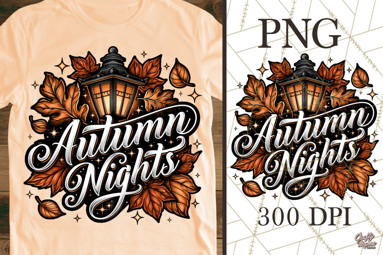 Autumn Nights Vintage Street Lantern PNG