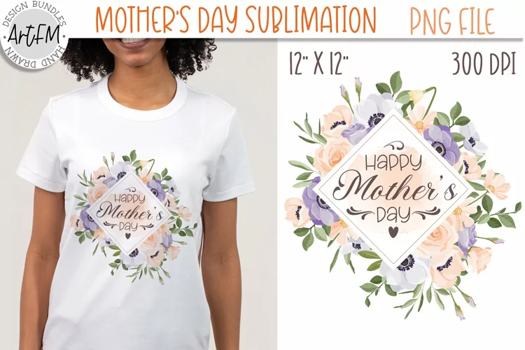 Happy Mothers Day PNG| Mothers Day Sublimation Print