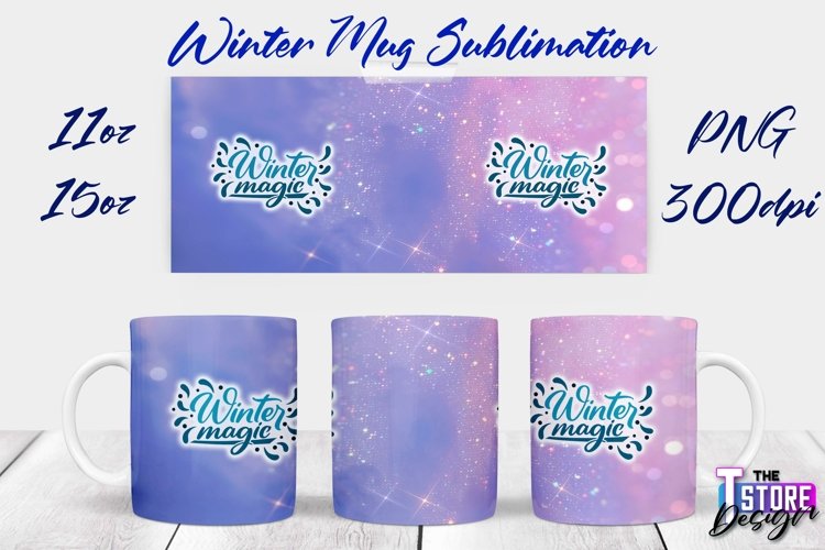 Winter Mug Sublimation | Winter 11 oz |15 oz Mug Sublimation example image 1