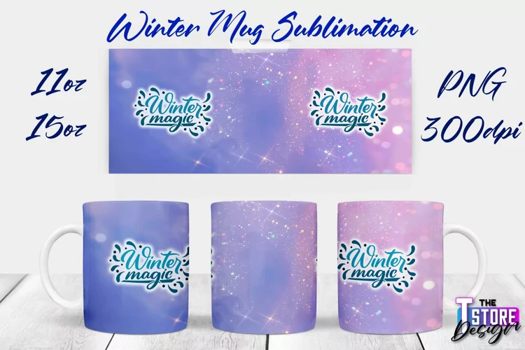 Winter Mug Sublimation | Winter 11 oz |15 oz Mug Sublimation