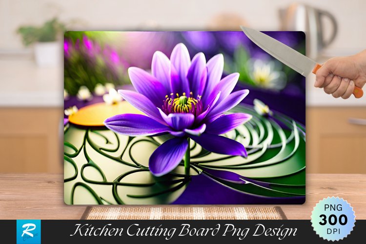 Purple Flower Clipart Image 16