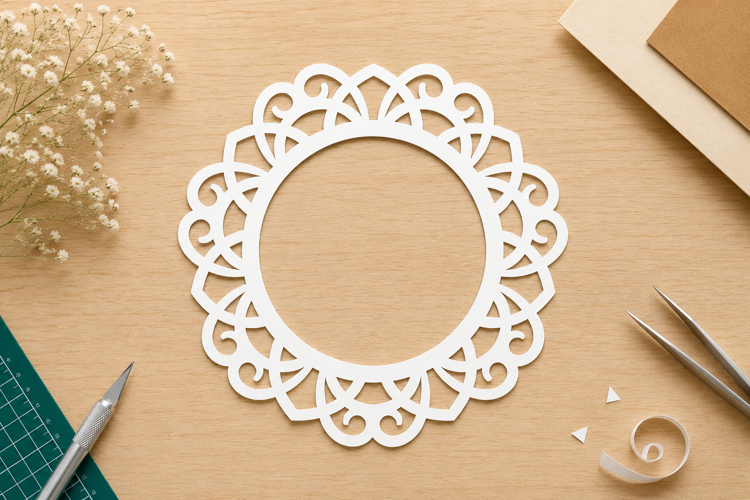 Round Monogram Svg Image 14