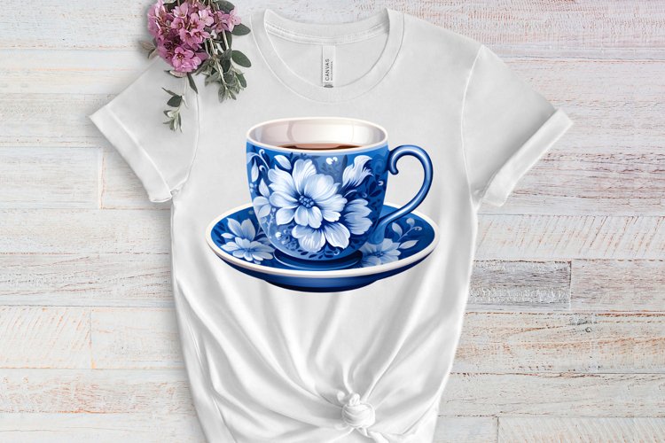 Blue Christmas Watercolor Clipart Sublimation