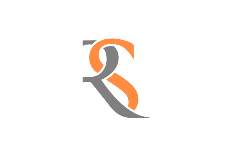 Simple RS or SR Logo