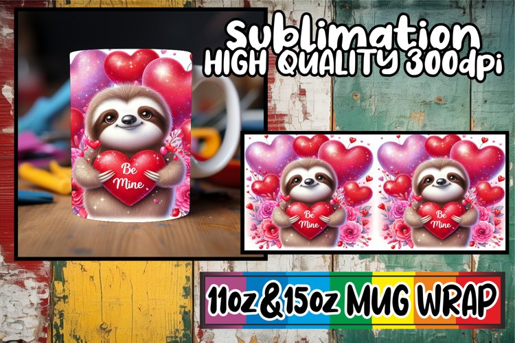 Blissful adventures 11oz 15oz sublimation wrap, Valentines