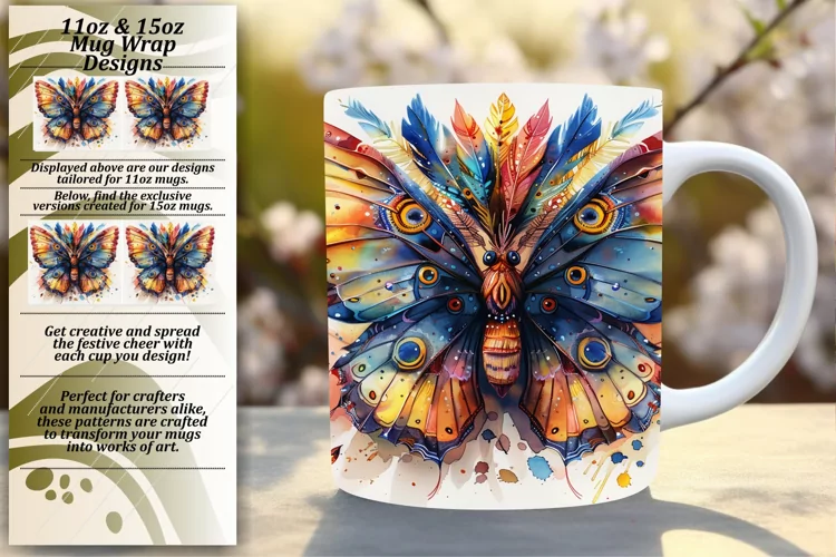 Vibrant Wildlife Sublimation Wraps - 11oz/15oz