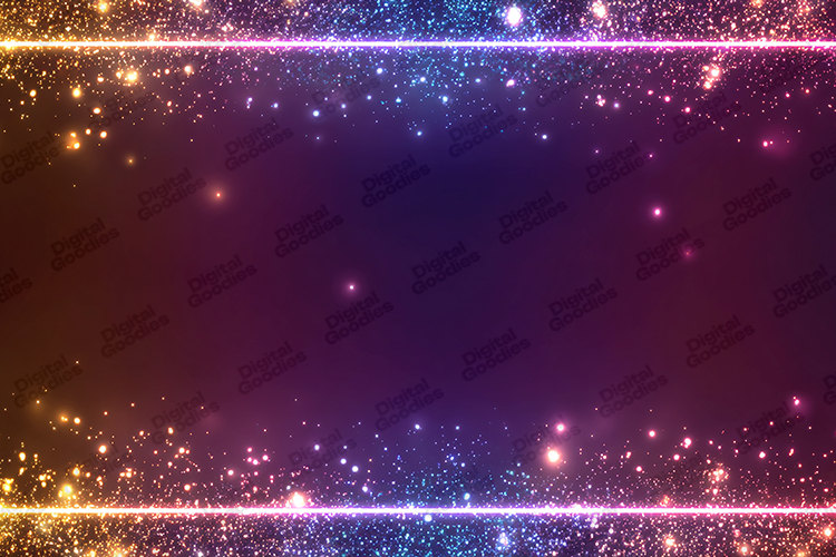 Glowing Pine Frame Winter Background for Craft and Design