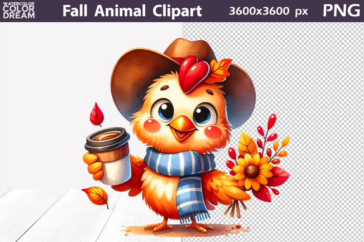 Fall Animals Clipart Image 19