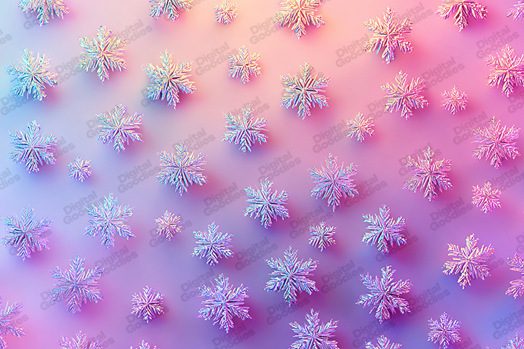 Pastel Snowflake Background for Winter Crafts   Design
