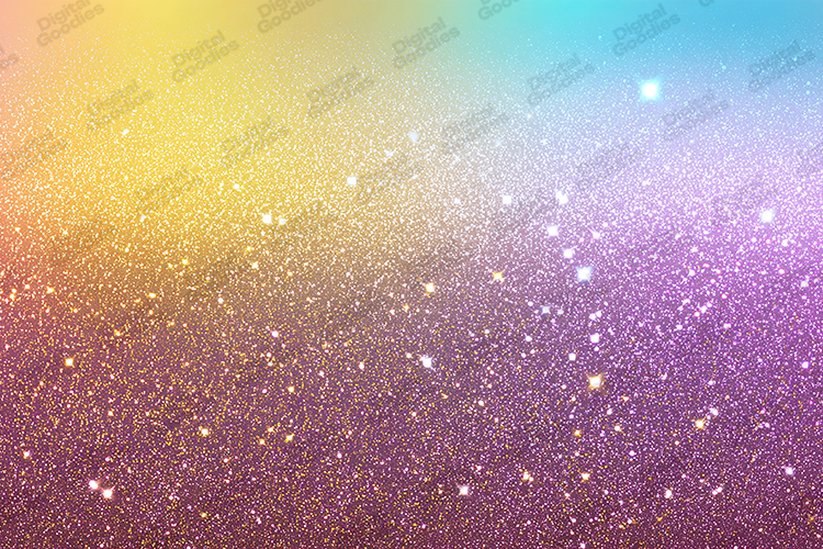 Rainbow Glitter Gradient Background for Craft Projects