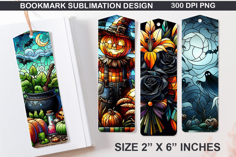 Bookmarks Sublimation - Halloween Holly Berries PNG Design