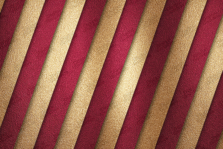 Red and Gold Textured Diagonal Pattern for Craft Design