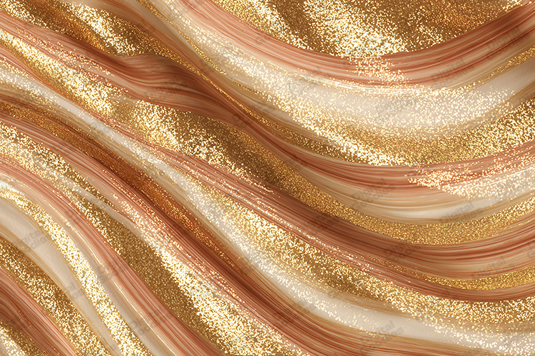 Gold Glitter Marble Wave Background for Elegant Designs